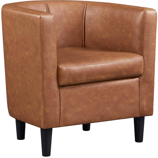 Yaheetech Accent Chair PU Leather Modern