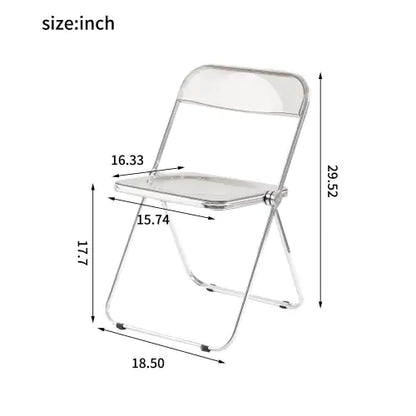 Folding Chairs, Transparent Chairs