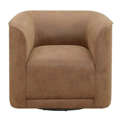 Wallace Bay Brella Brown Swivel Accent Chair