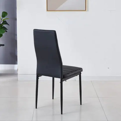 14,5pieces Dining Set, Table Metal Leg Mid-century Dining Table For 4-6 People With Mdf Table Top, Pedestal Dining Table, End Table Leisure Coffee Table