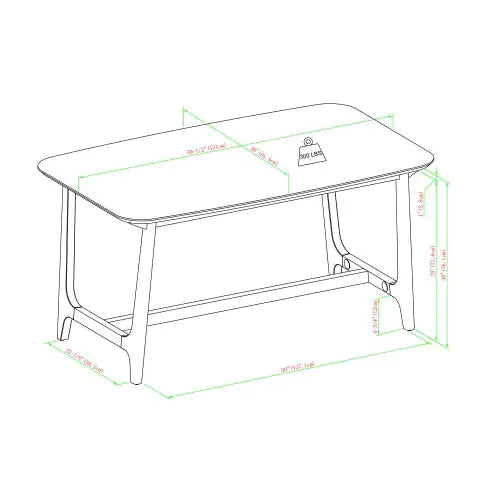 Mid-Century Modern Dining Table With Trestle Base, Walnut Veneer